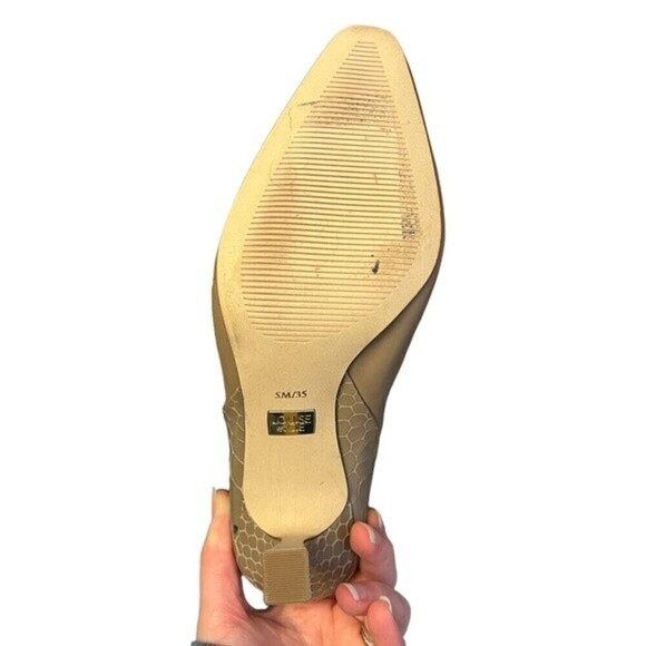 𝅺Louise et Cie Leather Ankle Boot with Stiletto Heel - Size 5M - Picture 6 of 10